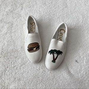 BrandNew Circus by Sam Edelman Graphic Sneakers White 8